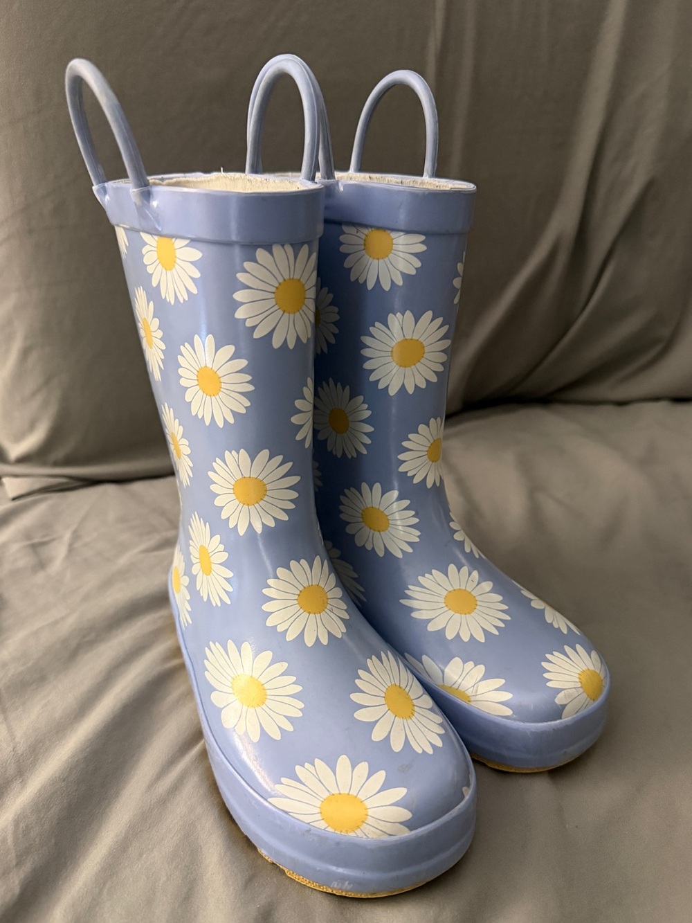 Hudson Baby Light Blue Daisy Rain & Snow Boots